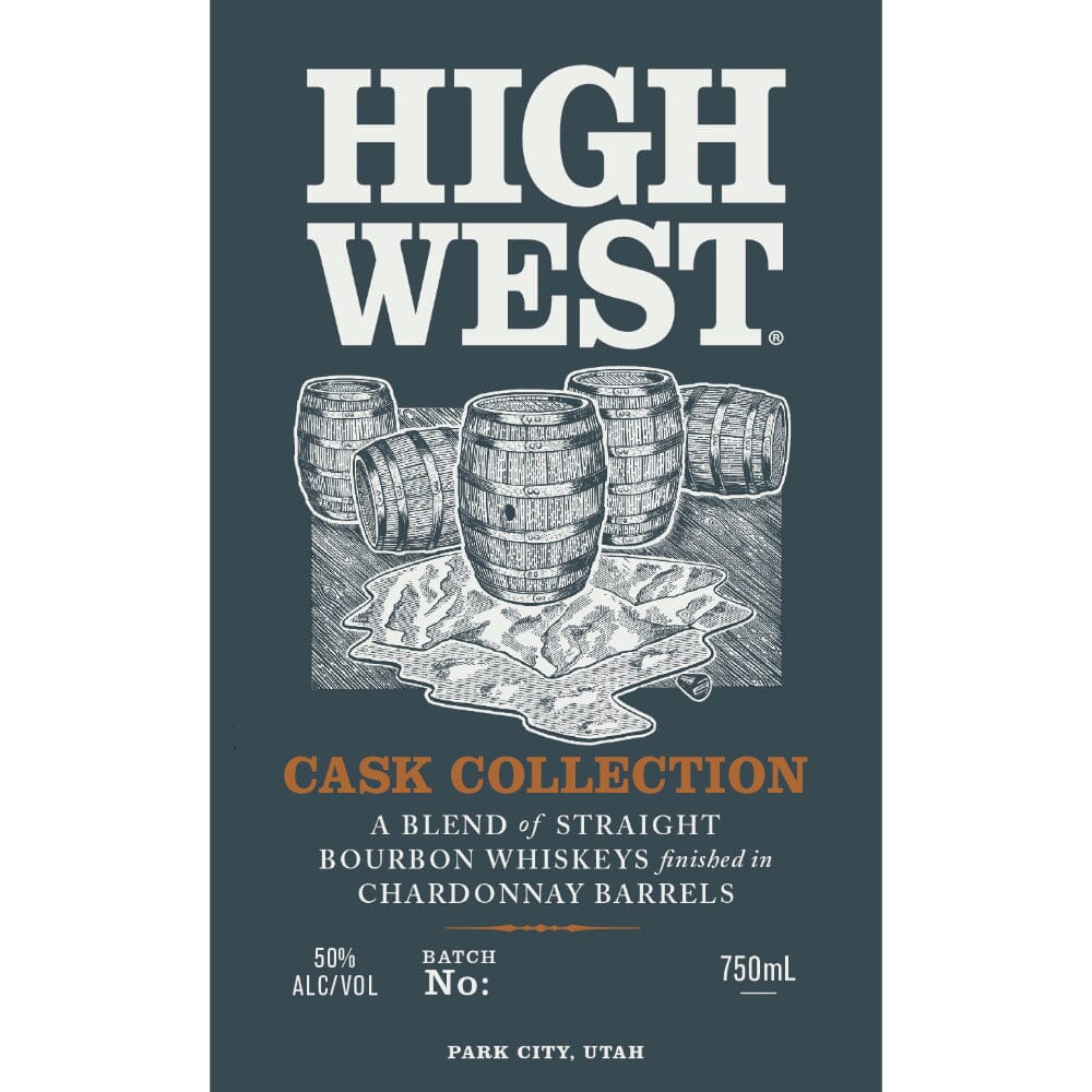 High West Cask Collection Bourbon Finished in Chardonnay Barrels Bourbon High West Distillery