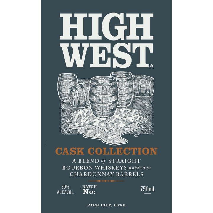 High West Cask Collection Bourbon Finished in Chardonnay Barrels Bourbon High West Distillery