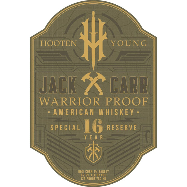 Hooten Young Jack Carr 16 Year Old Special Reserve Warrior Proof American Whiskey American Whiskey Hooten Young