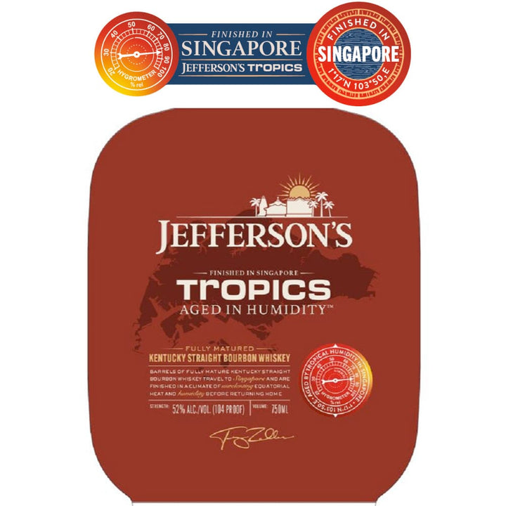 Jefferson's Tropics Kentucky Straight Bourbon Finished in Singapore Bourbon Jefferson's
