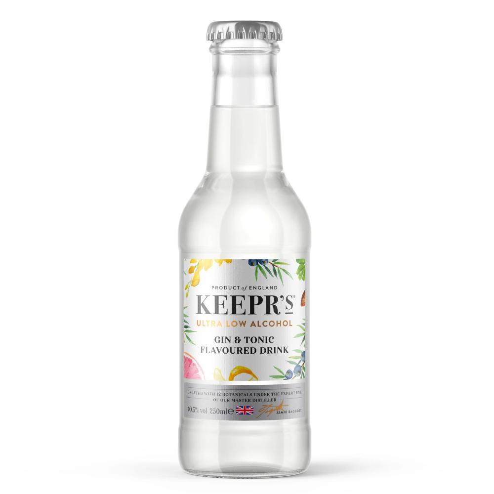 Keepr’s Ultra Low Alcohol Gin & Tonic Ready-To-Drink Cocktails Keepr’s