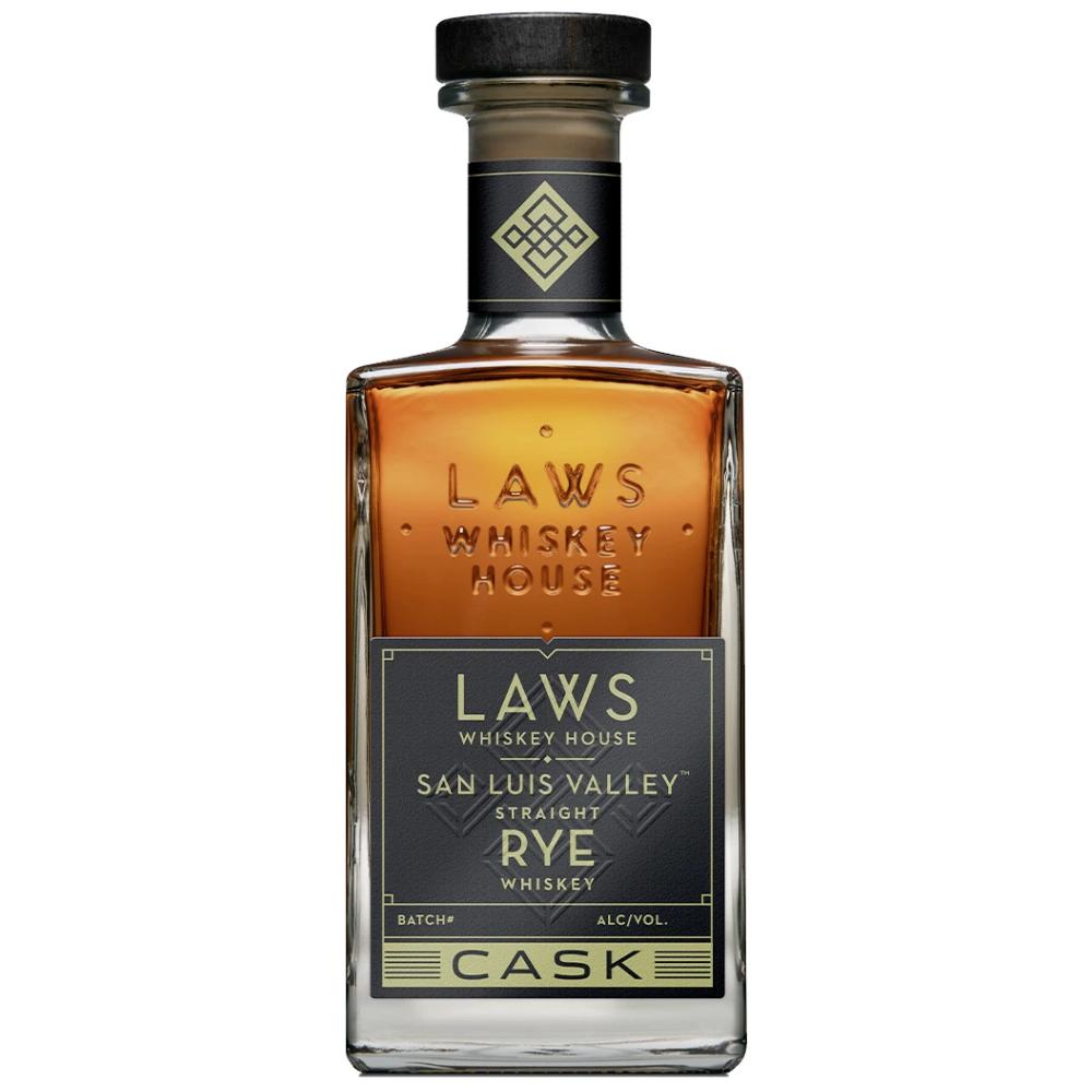 Laws San Luis Valley Straight Rye Cask Strength Rye Whiskey Laws Whiskey House
