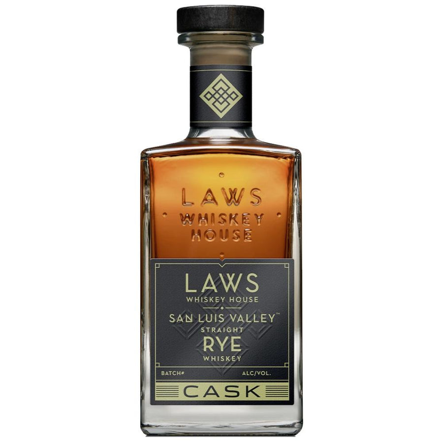 Laws San Luis Valley Straight Rye Cask Strength Rye Whiskey Laws Whiskey House