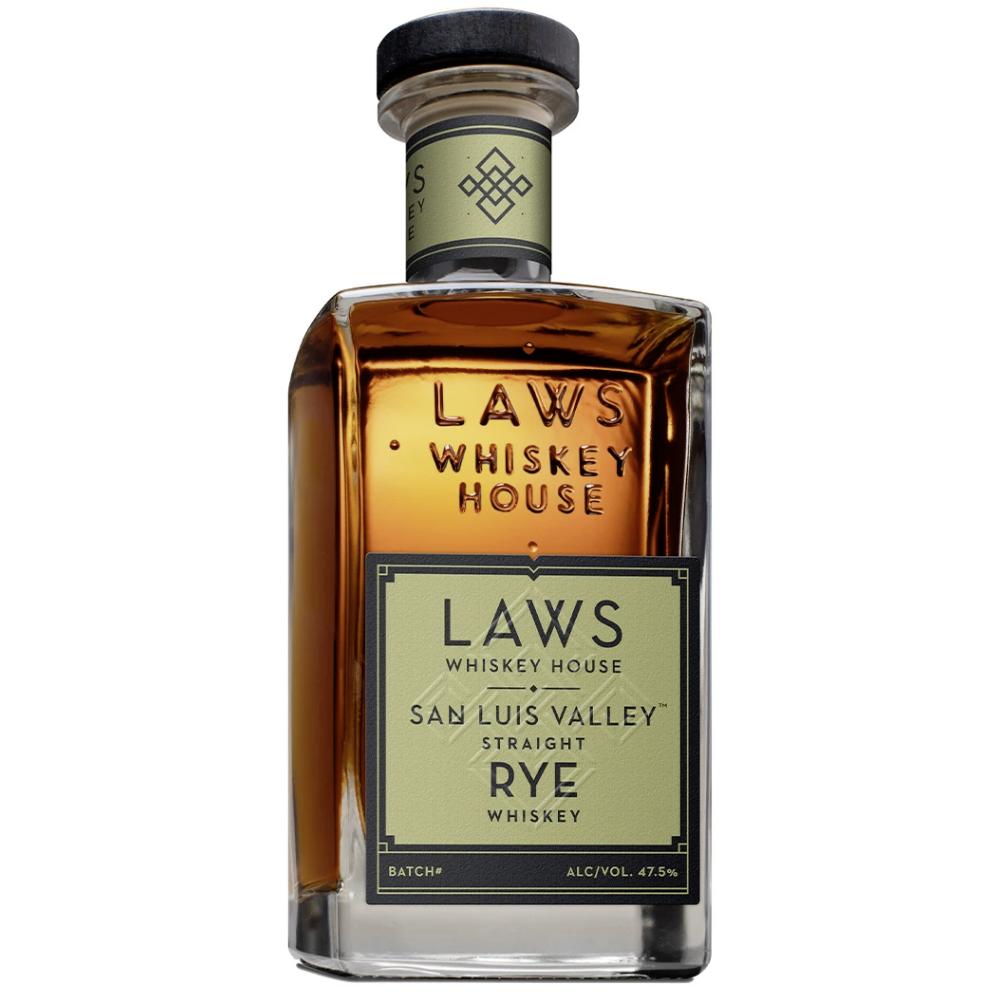 Laws San Luis Valley Straight Rye Rye Whiskey Laws Whiskey House