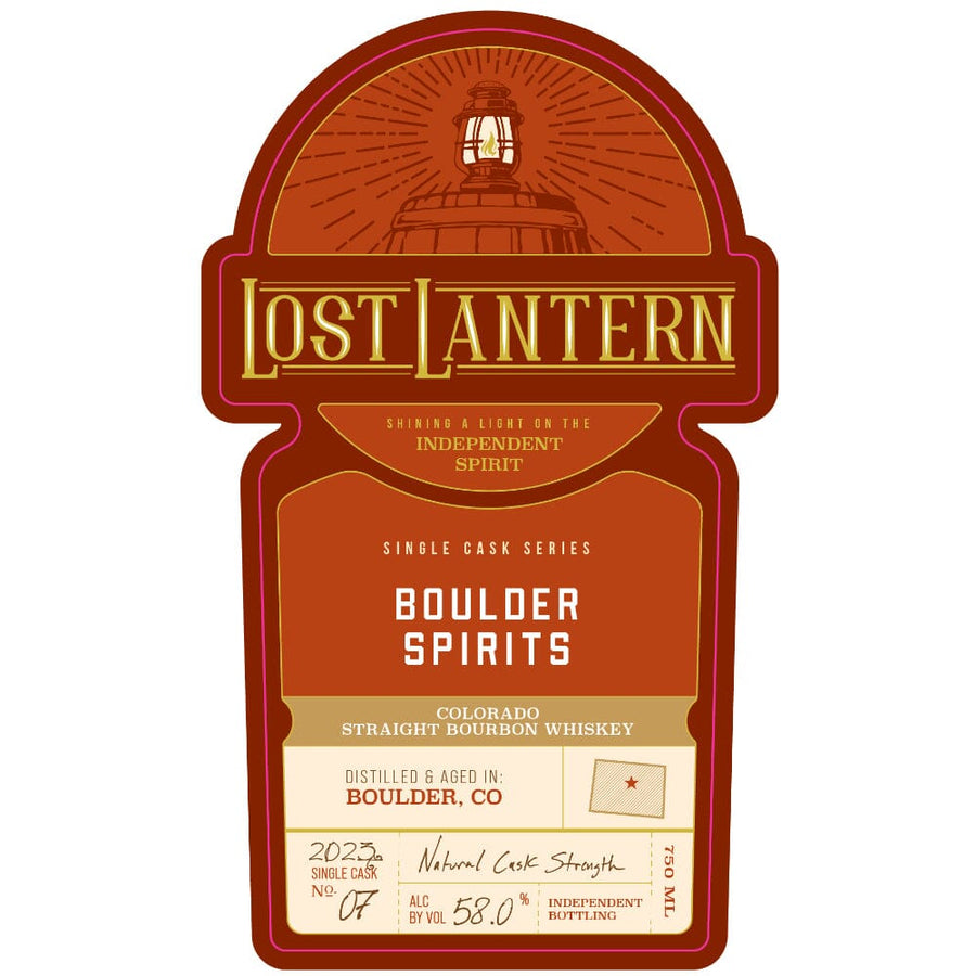 Lost Lantern Boulder Spirits 6 Year Old Colorado Straight Bourbon Bourbon Lost Lantern