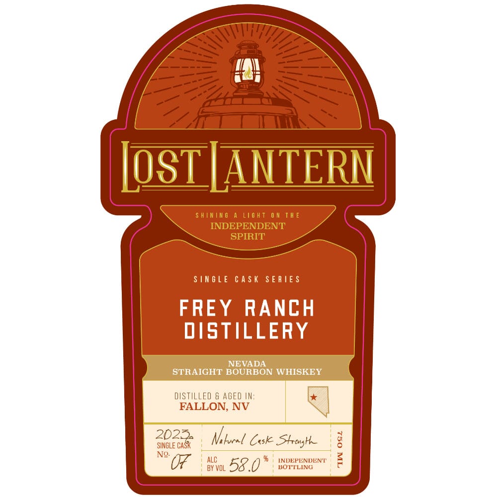 Lost Lantern Frey Ranch 5 Year Old Nevada Straight Bourbon Bourbon Lost Lantern