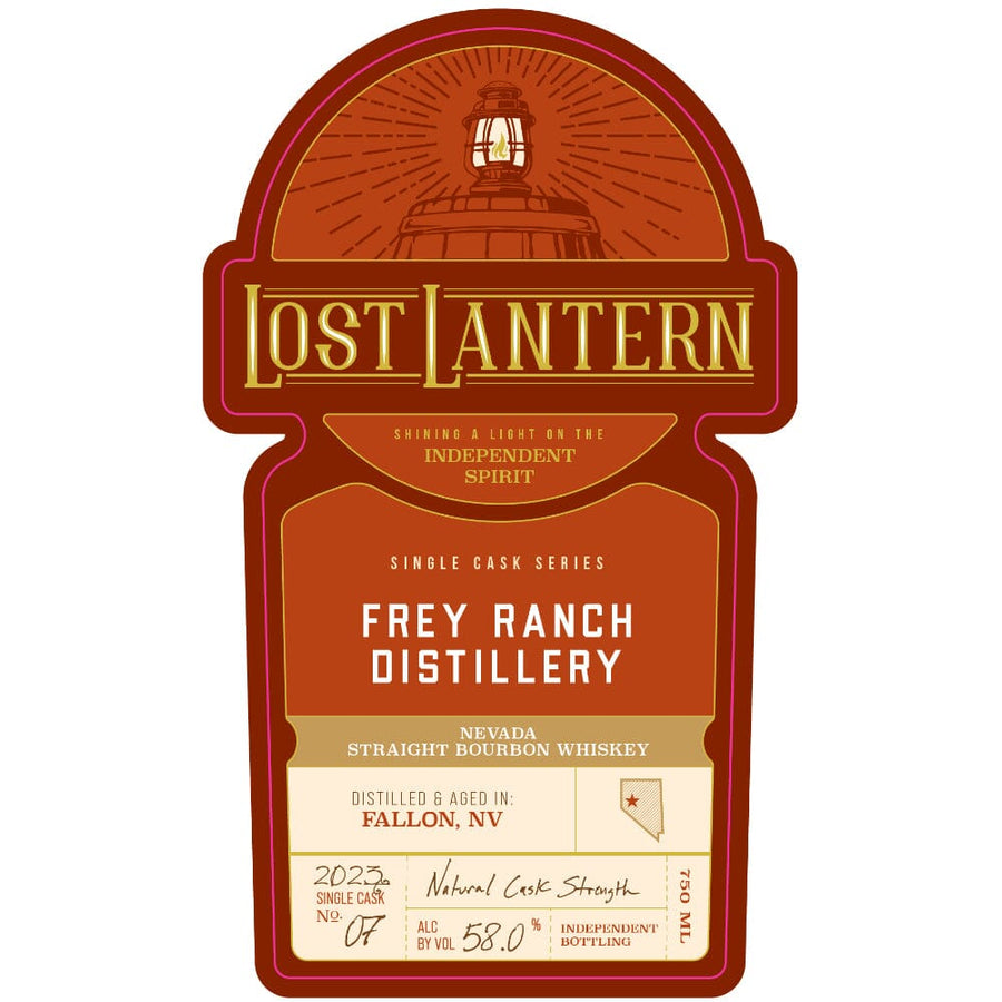 Lost Lantern Frey Ranch 5 Year Old Nevada Straight Bourbon Bourbon Lost Lantern