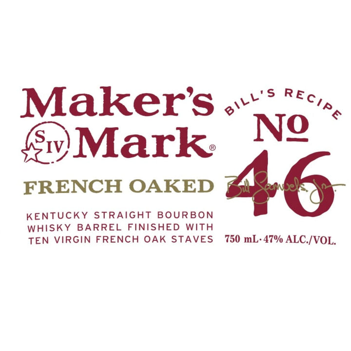 Maker's Mark 46 Cask Strength Bill's Recipe Frenched Oak Limited Release Bourbon Maker's Mark