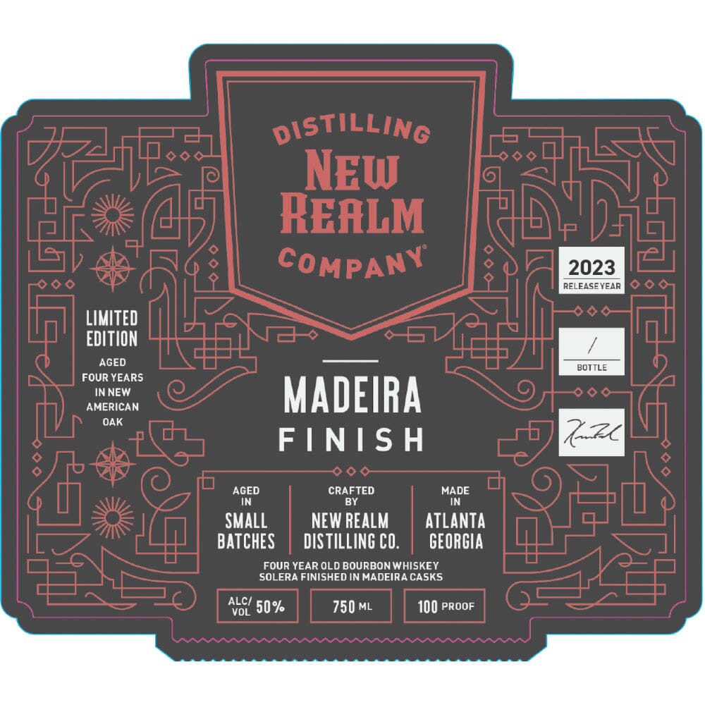 New Realm 4 Year Old Madeira Finish Bourbon Bourbon New Realm Distilling