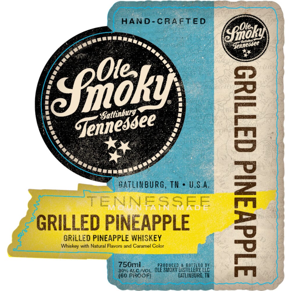 Ole Smoky Grilled Pineapple Whiskey Flavored Whiskey Ole Smoky
