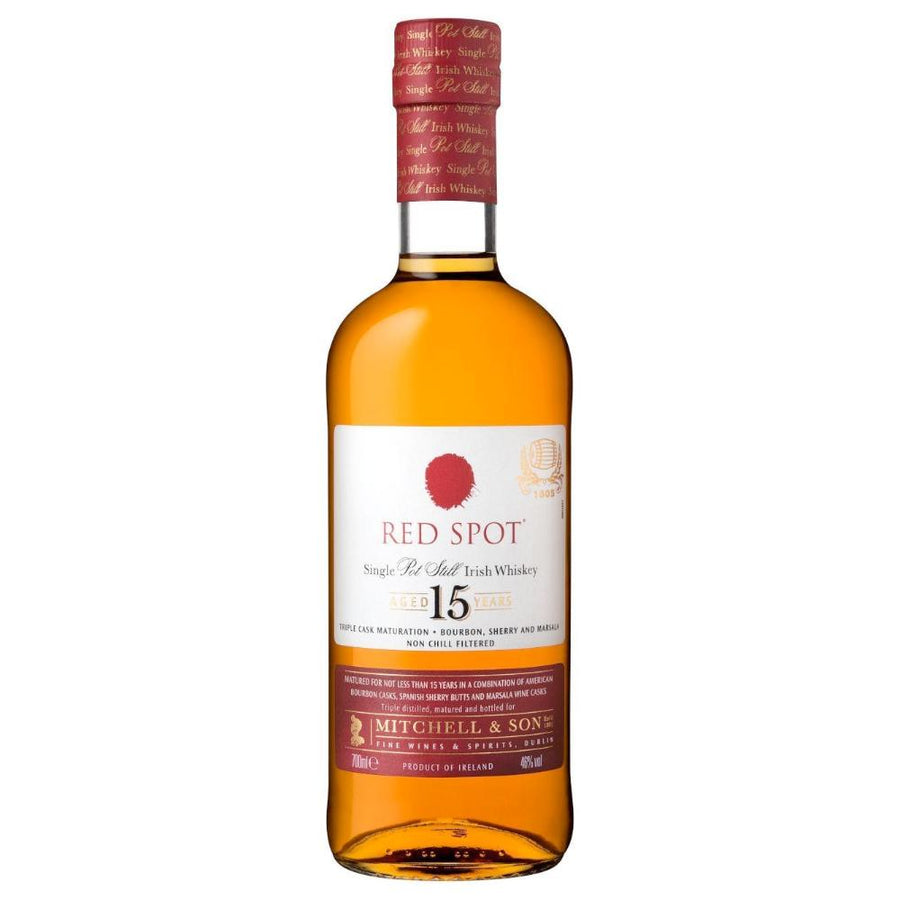 Red Spot 15 Year Old Irish whiskey Spot Whiskey