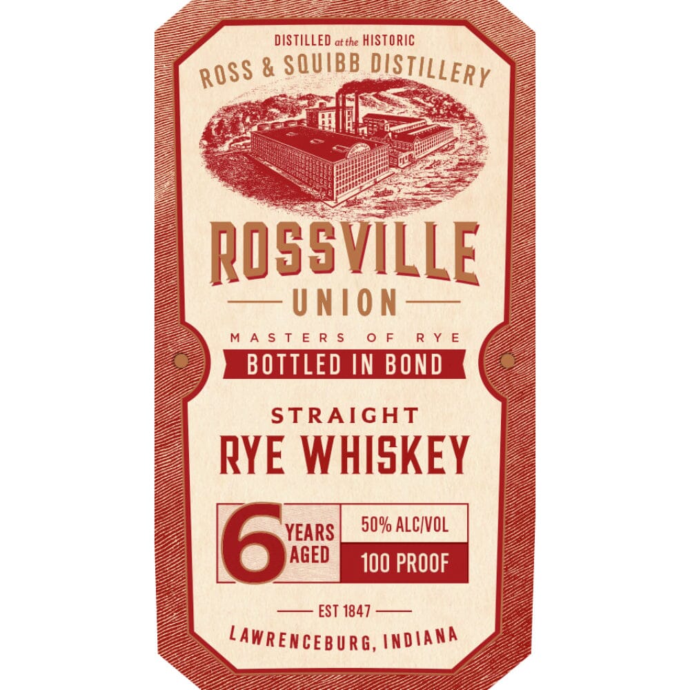 Buy Rossville Union 6 Year Old Bottled in Bond Straight Rye Online