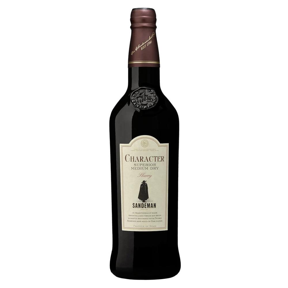 Sandeman Character Superior Medium Dry Sherry Wine Sandeman