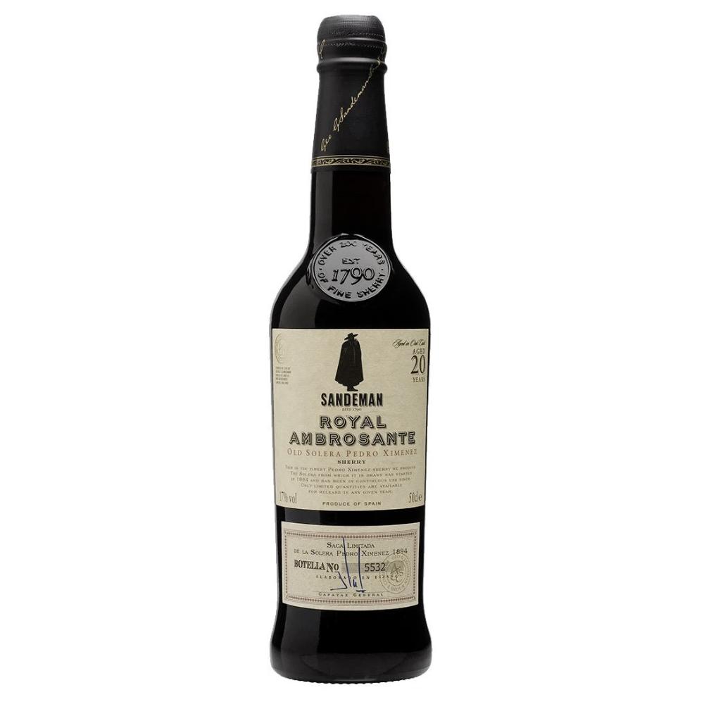 Sandeman Royal Ambrosante Pedro Ximenez 20 YO Sherry Wine Sandeman
