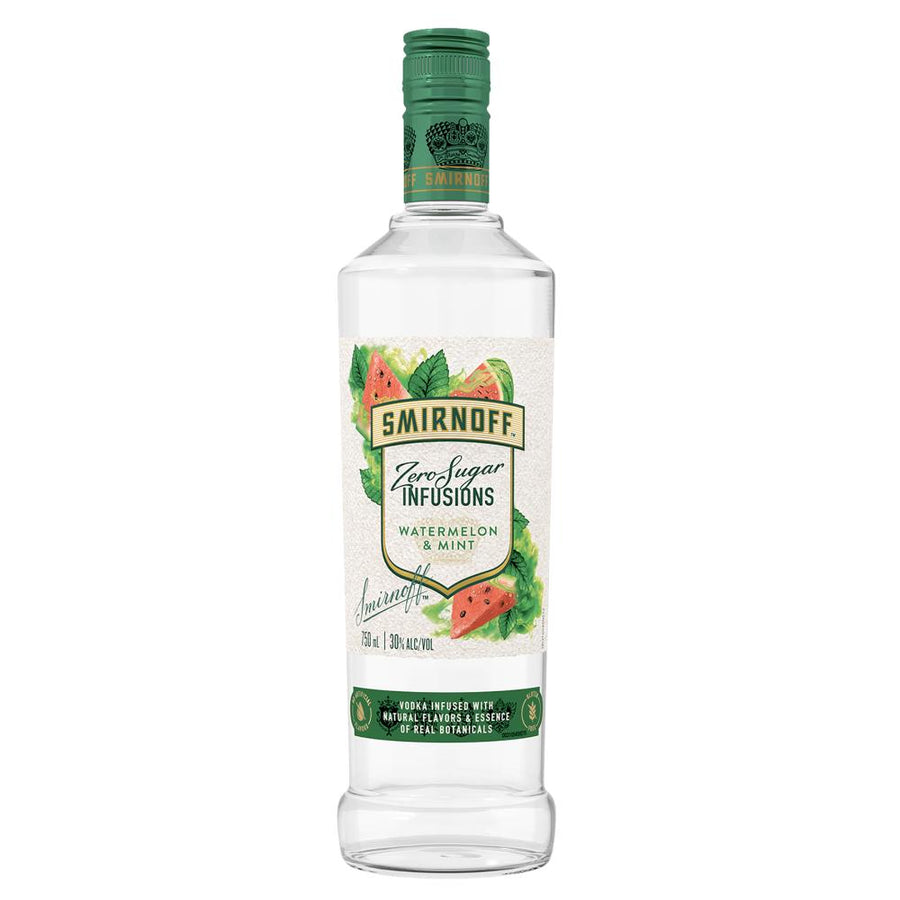 Smirnoff Zero Sugar Infusions Watermelon and Mint Vodka Smirnoff