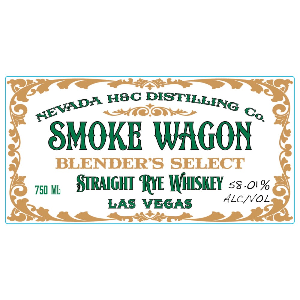 Smoke Wagon Blender’s Select Straight Rye Whiskey Rye Whiskey Smoke Wagon Bourbon