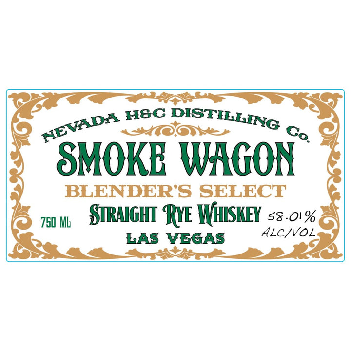 Smoke Wagon Blender’s Select Straight Rye Whiskey Rye Whiskey Smoke Wagon Bourbon