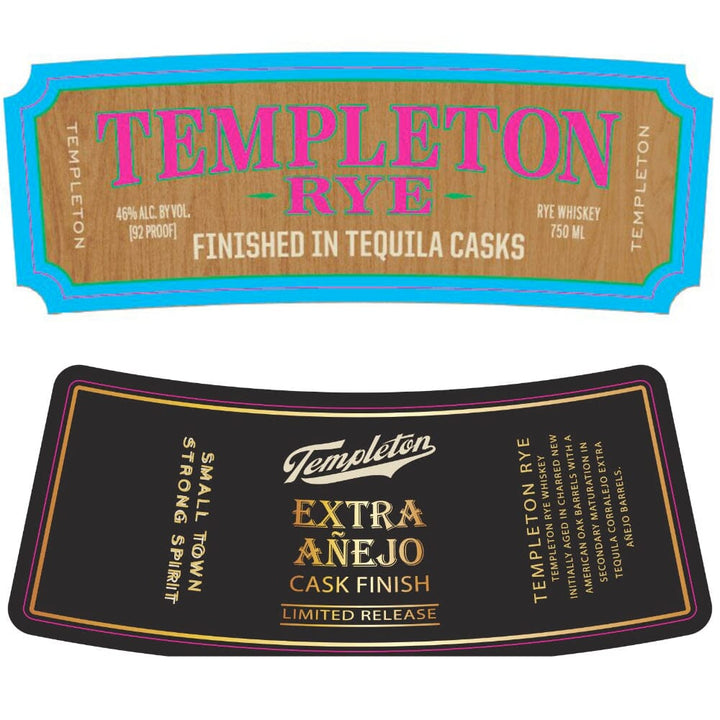 Templeton Rye Finished in Tequila Casks Rye Whiskey Templeton Rye