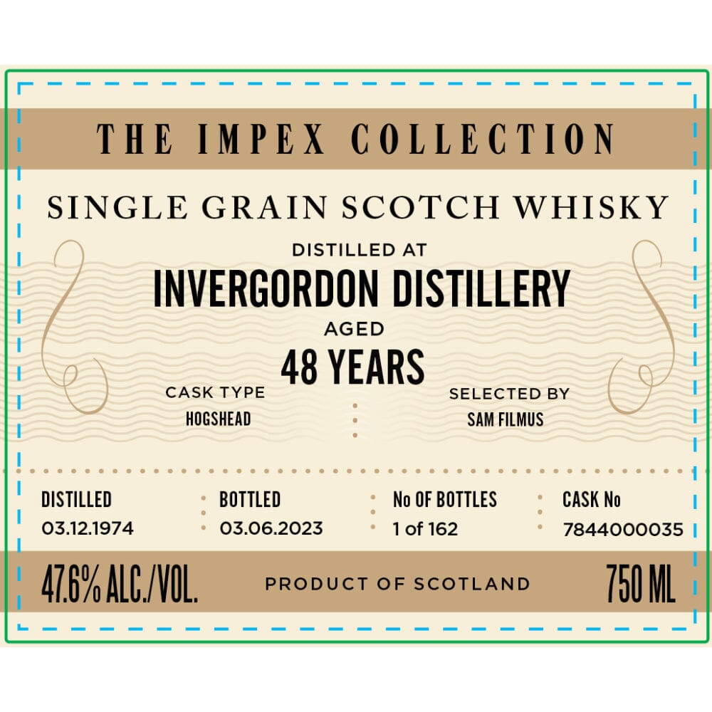 The ImpEx Collection Invergordon Distillery 48 Year Old 1974 Scotch The ImpEx Collection