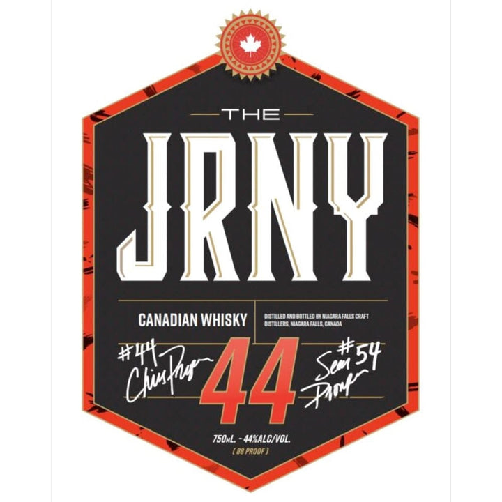 The JRNY 44 Canadian Whisky by Chris Pronger Canadian Whisky Niagara Falls Craft Distillers