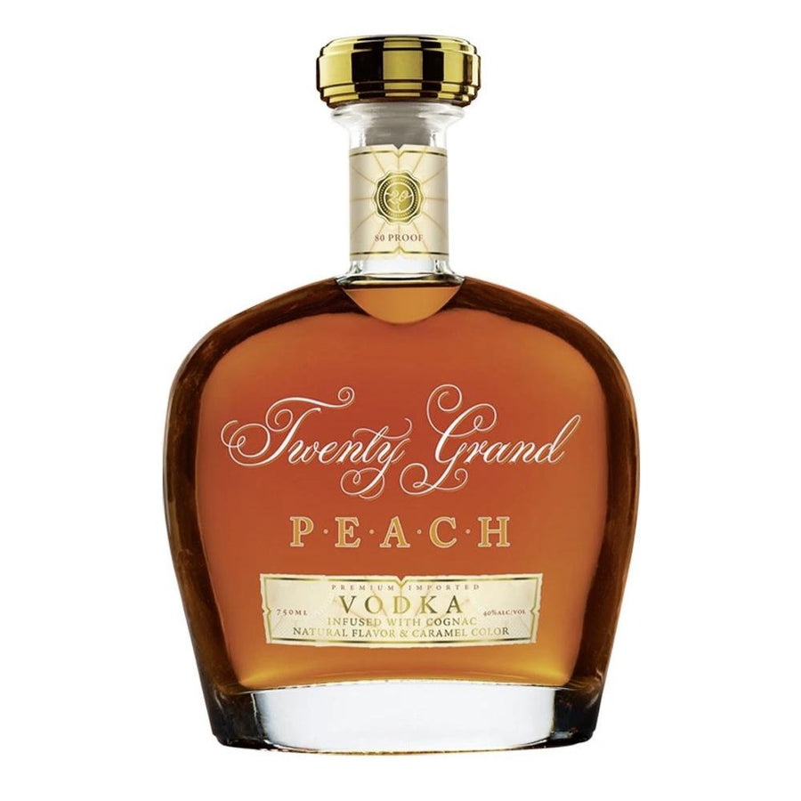 Twenty Grand PEACH VODKA Infused with Cognac Vodka Twenty Grand
