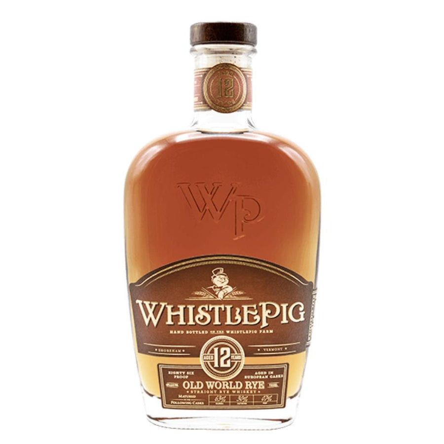 WhistlePig 12 Year Old World Rye Whiskey WhistlePig