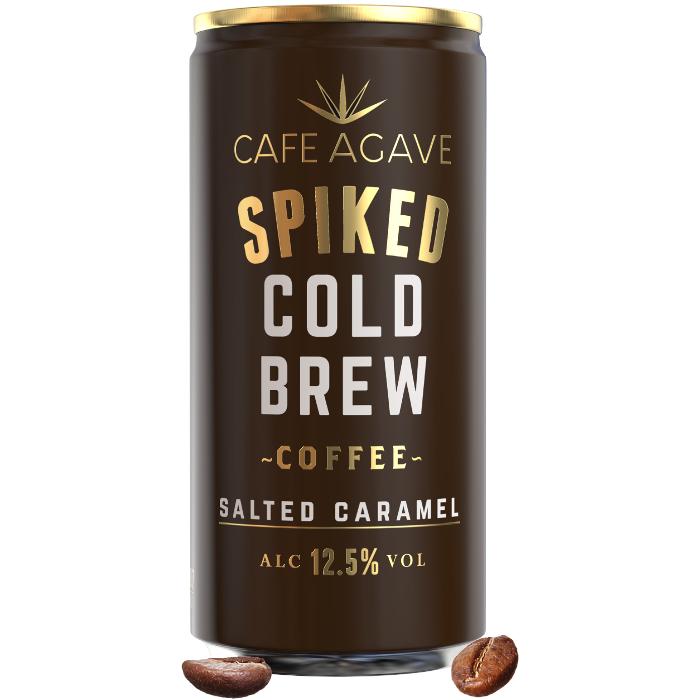 Cafe Agave Spiked Cold Brew Coffee Salted Caramel | 4 Pack Spiked Cold Brew Coffee Cafe Agave 