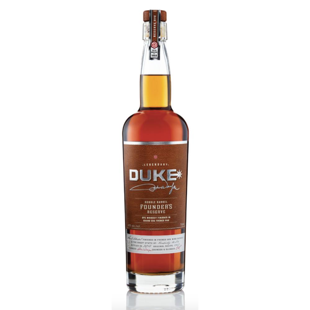 Duke Double Barrel Founder's Reserve Rye Rye Whiskey Duke Bourbon