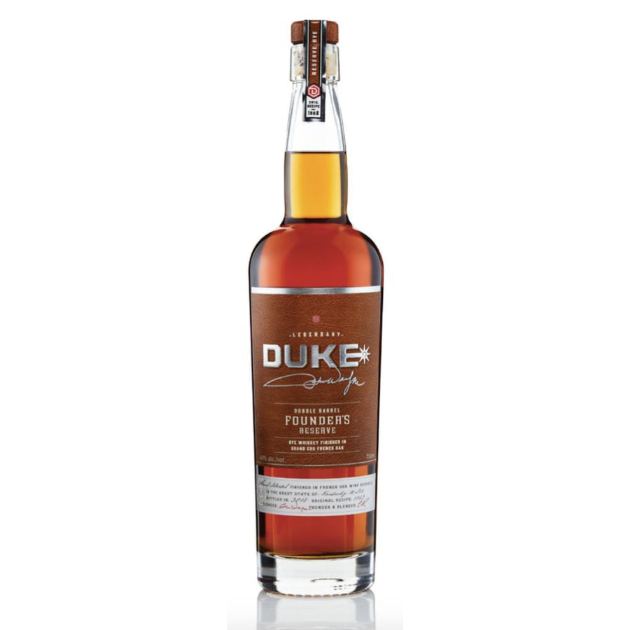 Duke Double Barrel Founder's Reserve Rye Rye Whiskey Duke Bourbon