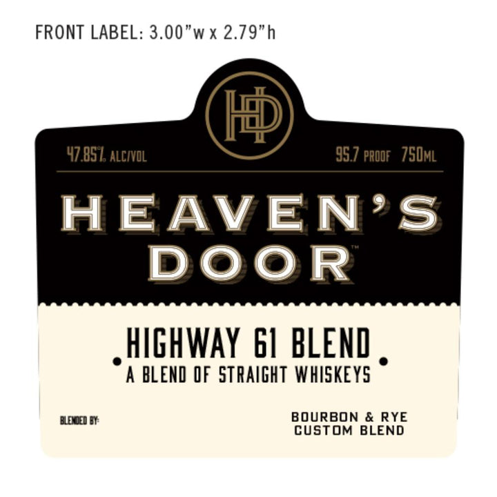 Heaven's Door Highway 61 Blend American Whiskey Heaven's Door Whiskey