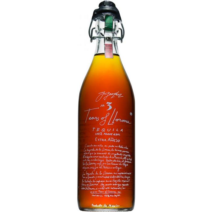 Tears of Llorona No. 3 Extra Añejo Tequila 1 Liter Tequila Tears of Llorona Tequila