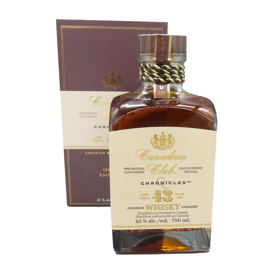 Canadian Club Chronicles 43 Year Old Issue No. 3 Canadian Whisky Canadian Club Whisky