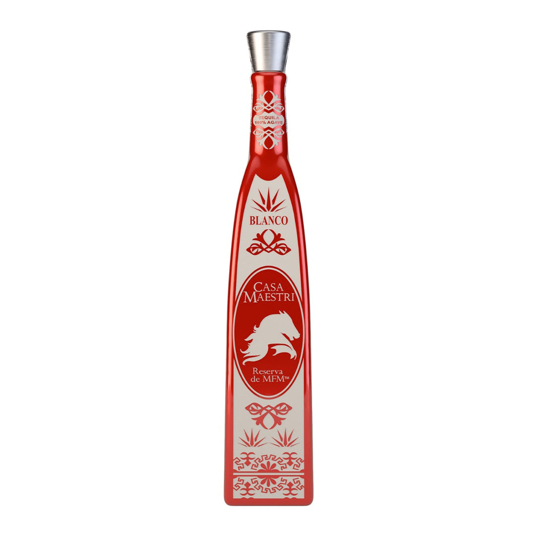 Casa Maestri Blanco Red Ceramic Tequila Casa Maestri