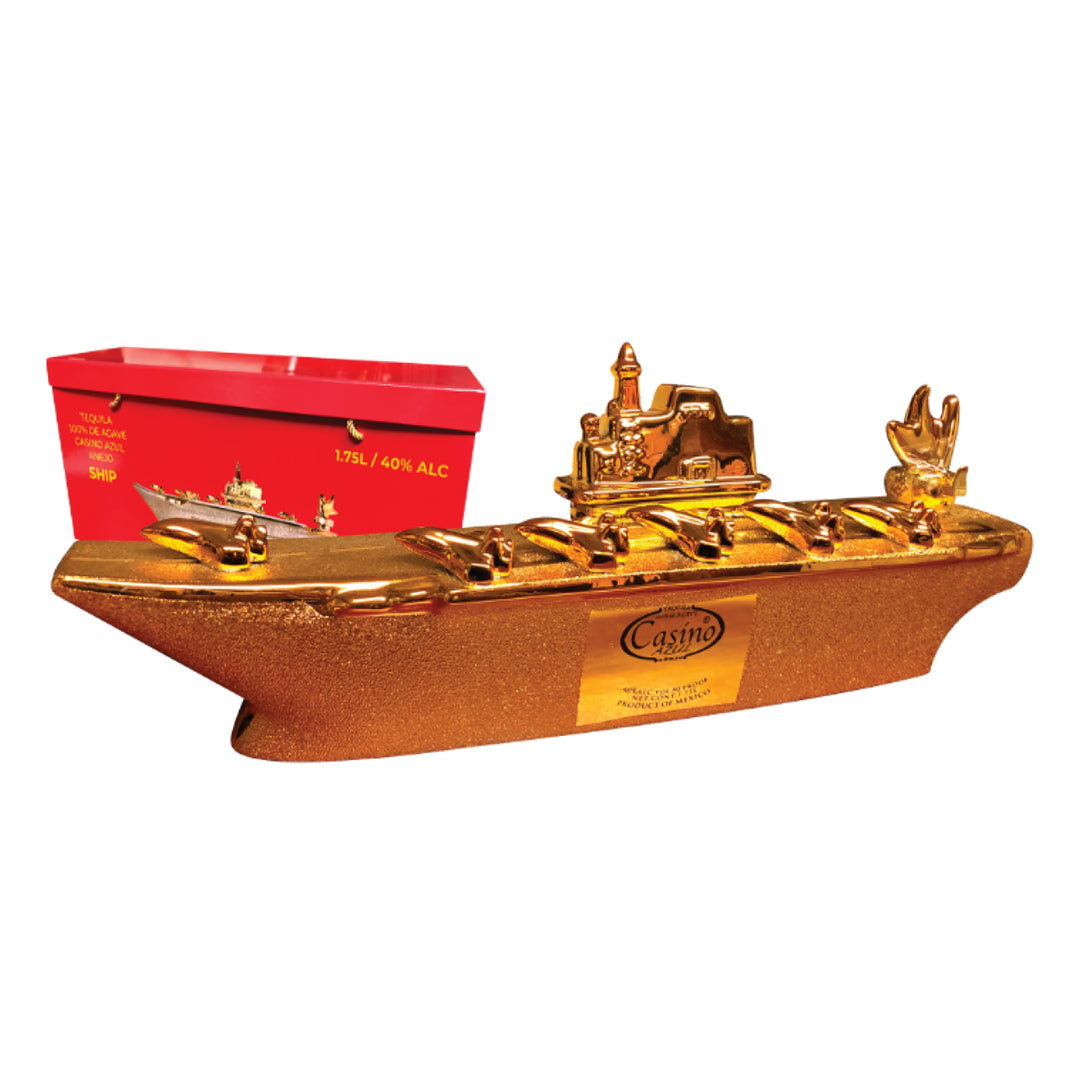 Casino Azul Anejo Ship 1.75L Tequila Casino Azul