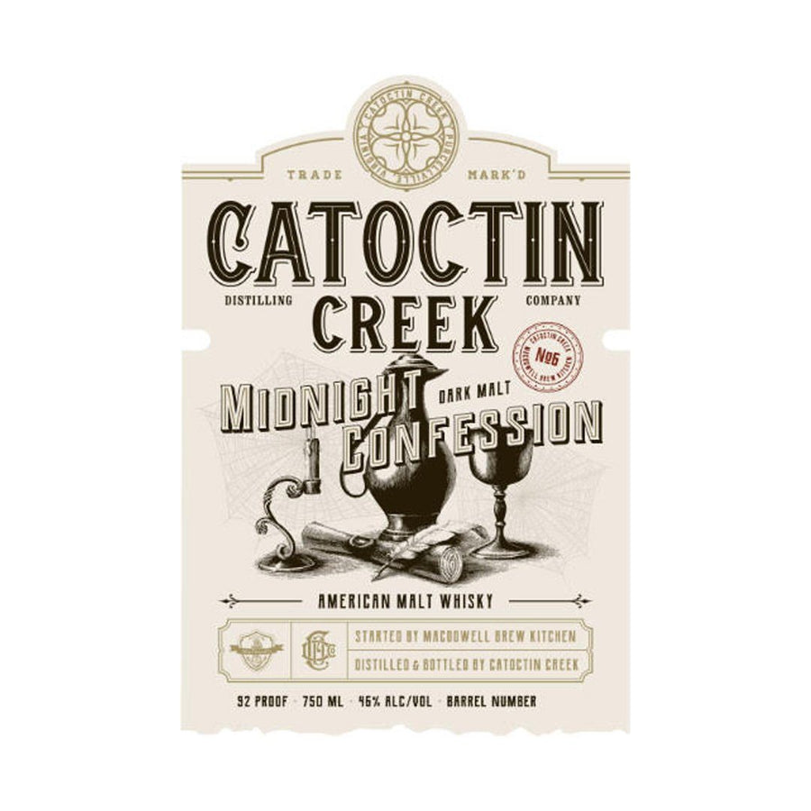Catoctin Creek Midnight Confession American Malt Whisky American Malt Whisky Catoctin Creek Distilling Company