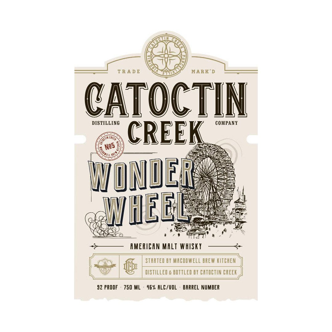 Catoctin Creek Wonder Wheel American Malt Whiskey American Malt Whisky Catoctin Creek Distilling Company