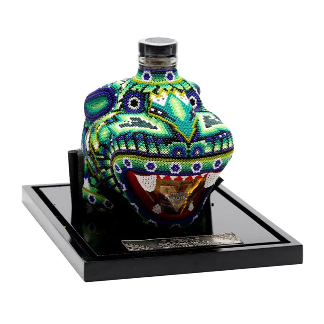 Chaquira Beaded Jaguar Reposado Tequila Tequila Chaquira