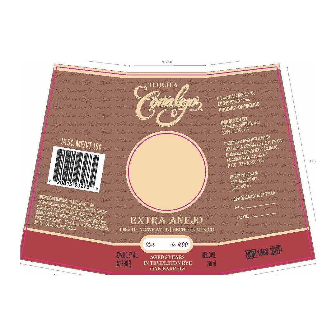 Corralejo Extra Anejo 5 Year Aged Extra Anejo Tequila Corralejo Tequila