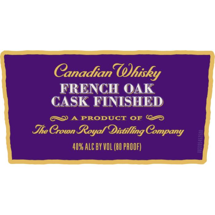 Crown Royal French Oak Cask Finished Canadian Whisky Crown Royal