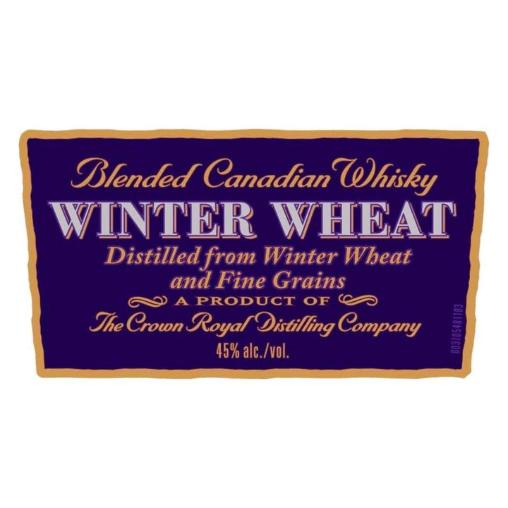 Crown Royal Noble Collection Winter Wheat Canadian Whisky Crown Royal