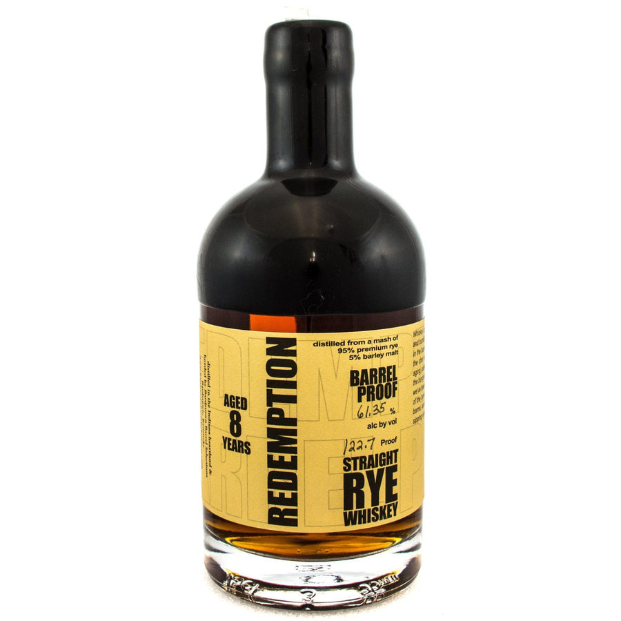 Redemption 8 Year Old Rye Rye Whiskey Redemption