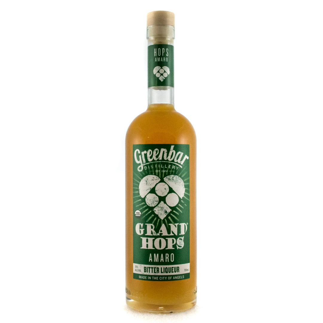 Grand Hops Amaro Organic Bitter Liqueur Liqueur Greenbar Distillery