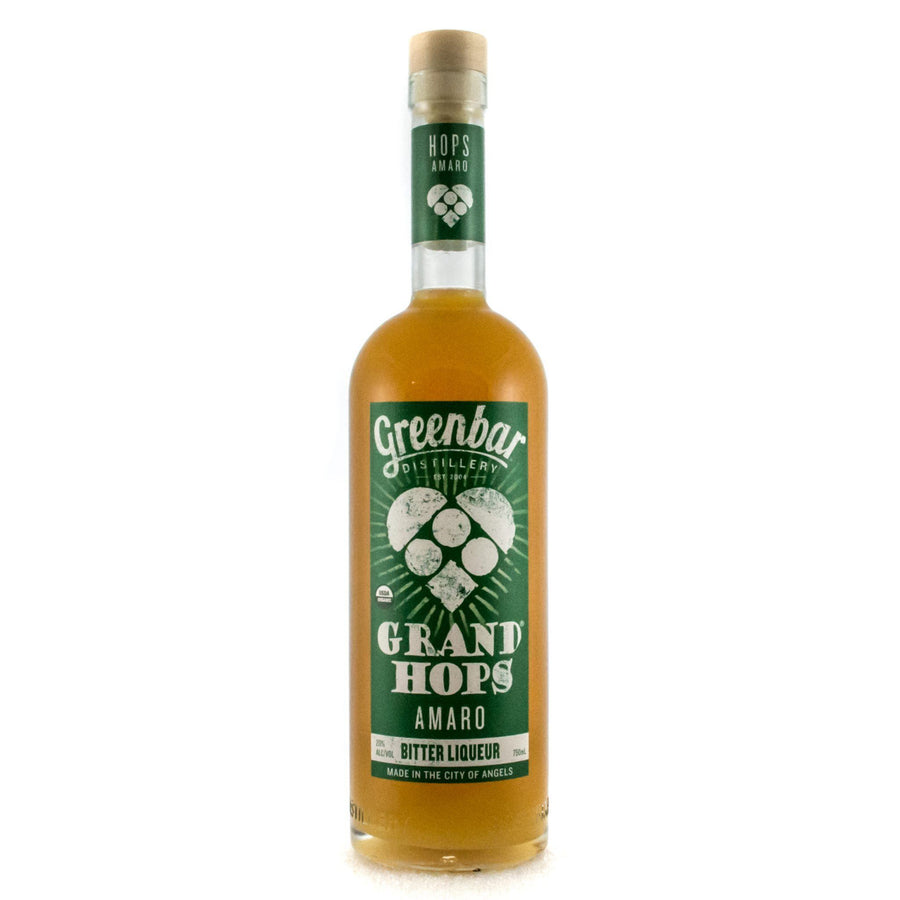 Grand Hops Amaro Organic Bitter Liqueur Liqueur Greenbar Distillery