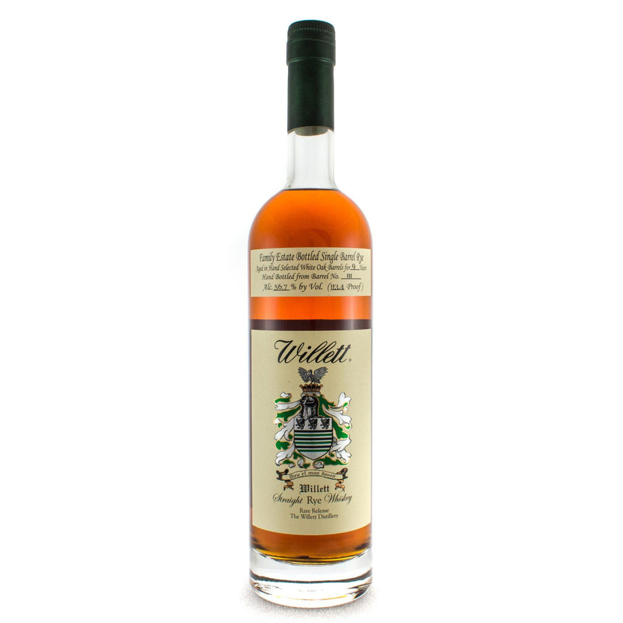 Willett Family Estate Bottled 9 Year Old Barrel # 111 Rye Whiskey Willett Distillery
