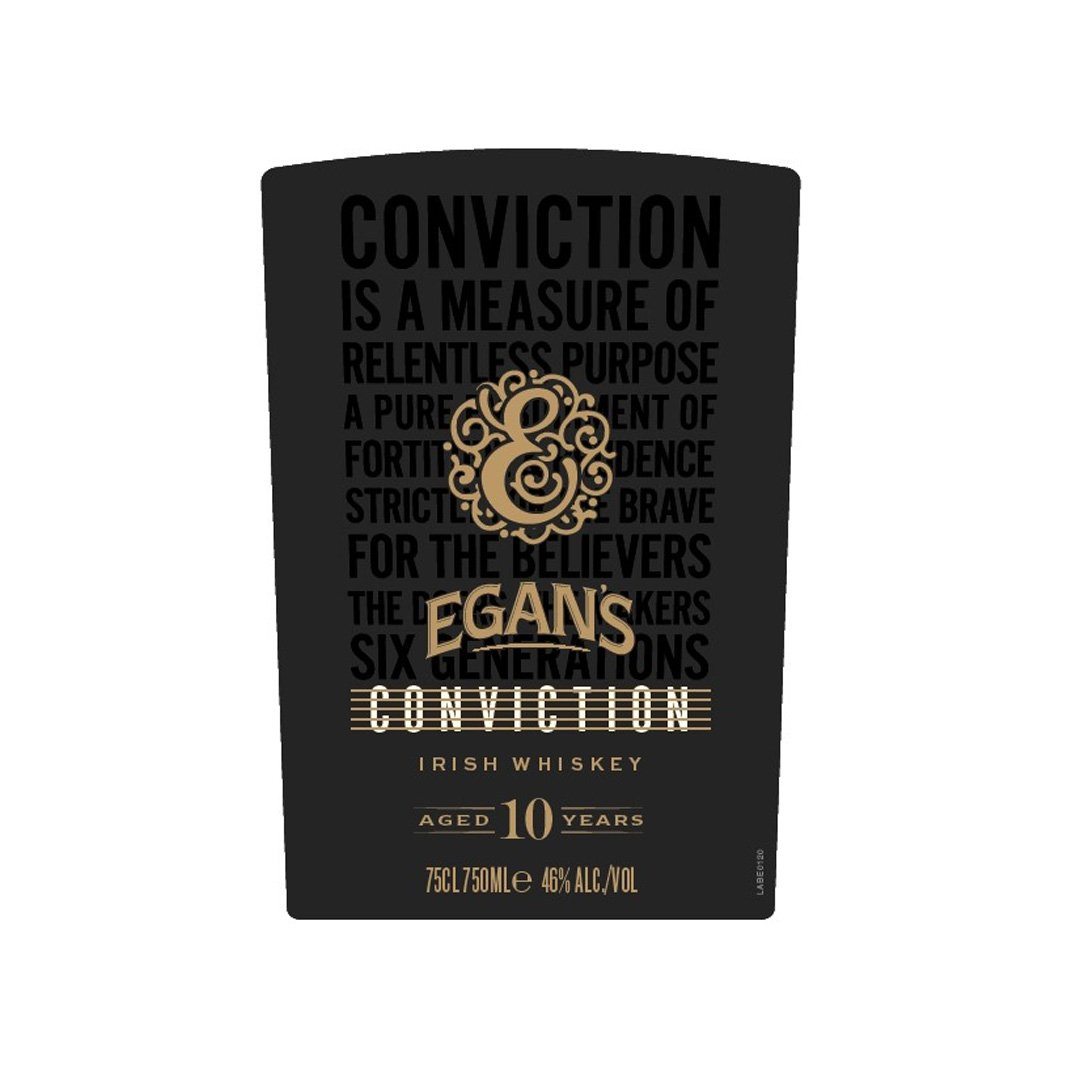 Egan’s Conviction 10 Year Old Irish Whiskey Irish whiskey Egan's Irish Whiskey