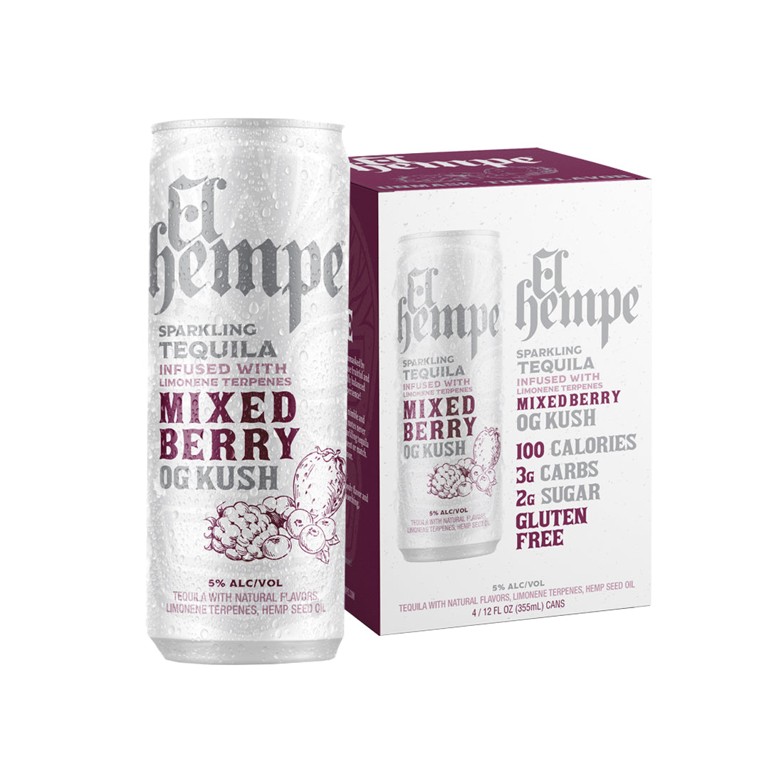El Hempe Mixed Berry OG Kush 4PK Hard Seltzer El Hempe