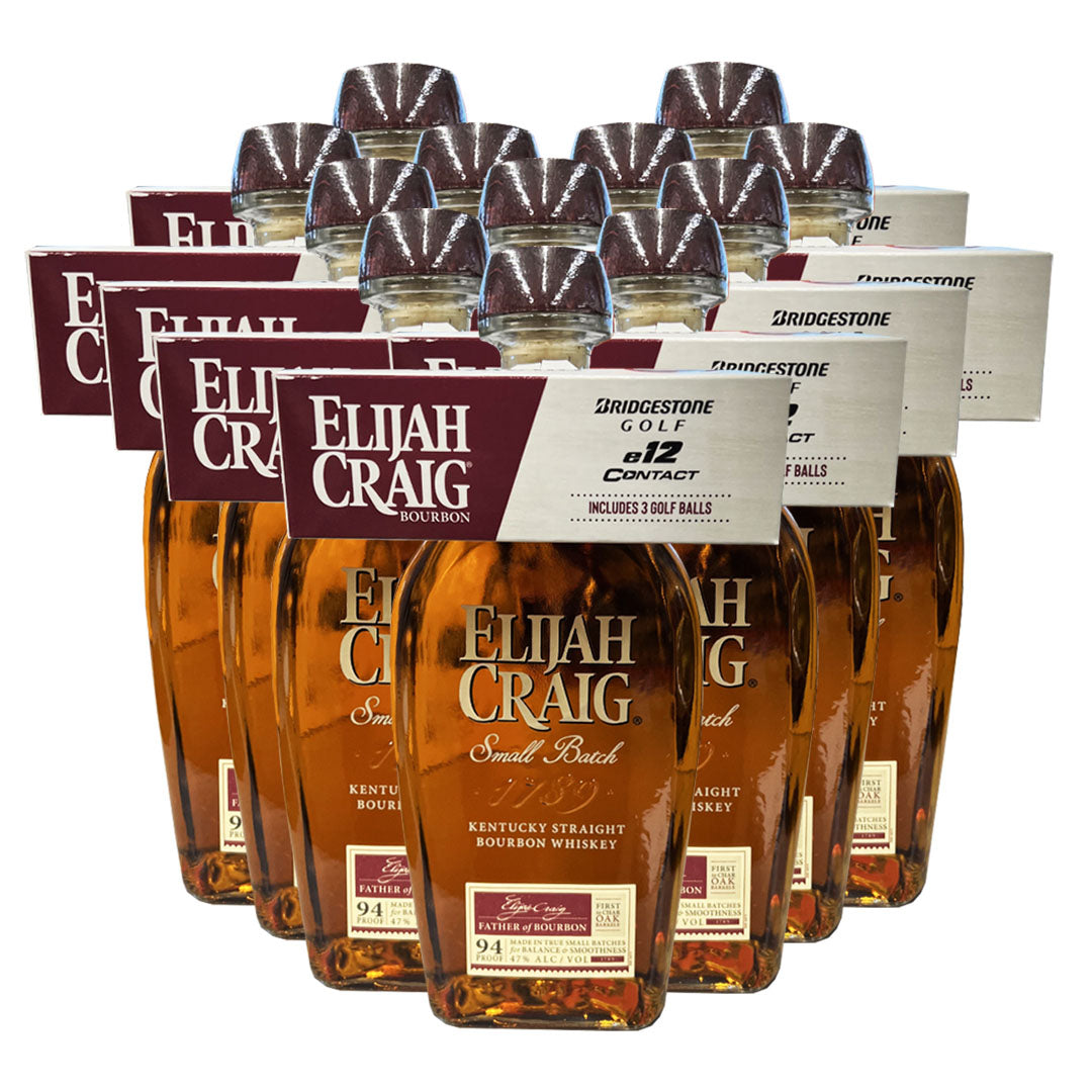 Elijah Craig Small Batch X Bridgestone 3PK Golf Balls Bourbon Elijah Craig 12-Pack (30 Raffle entries)