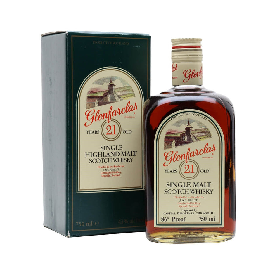 Glenfarclas 21 Year Old 1970s Bottling Single Highland Malt Scotch Whisky Scotch Whisky Glenfarclas