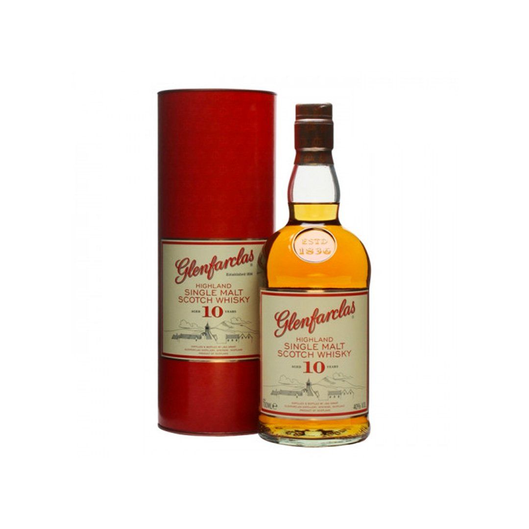 Glenfarclas Single Malt Scotch Whisky 10 Year Old Single Malt Scotch Whisky Glenfarclas