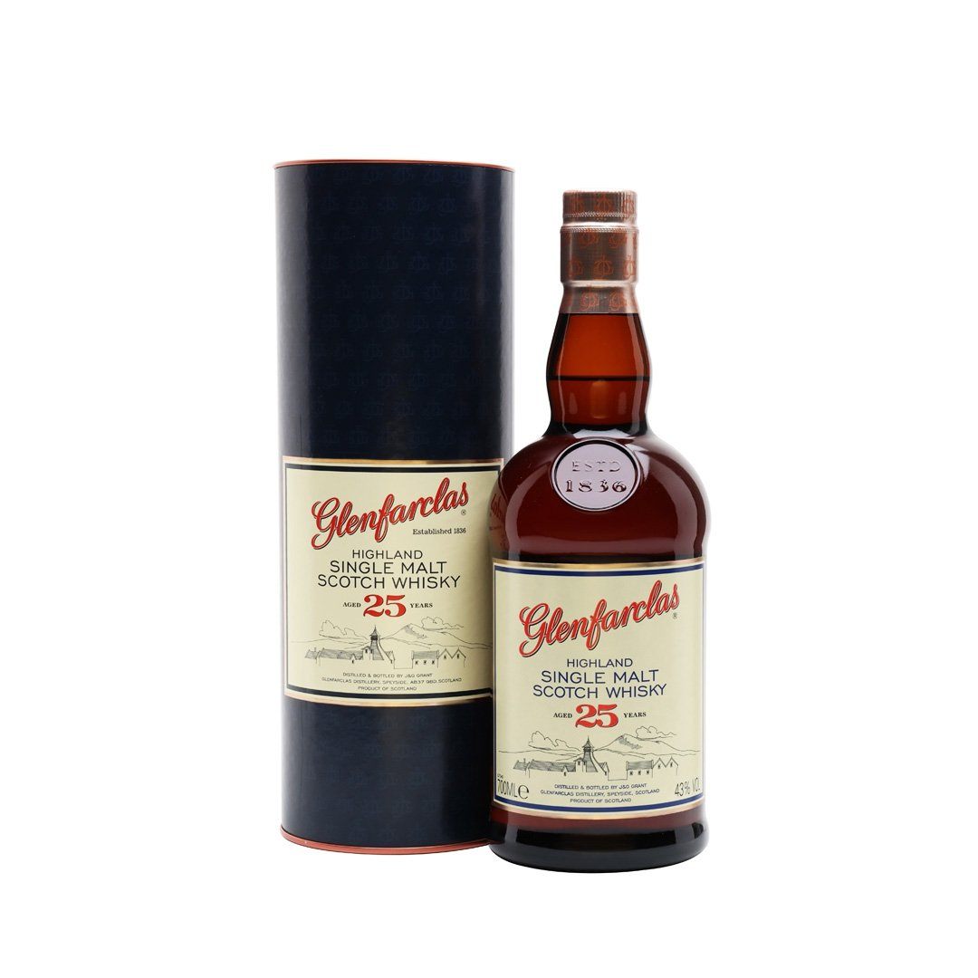 Glenfarclas Single Malt Scotch Whisky 25 Year Old Single Malt Scotch Whisky Glenfarclas